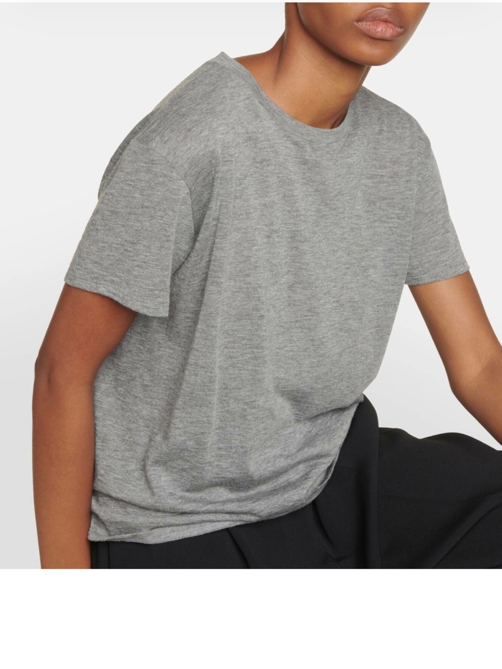 The Row Niteroi wool/viscose tee